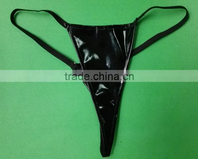women faux leather garter lingerie wet look garter clips for stockings sexy gothic style belts suspender with g-string