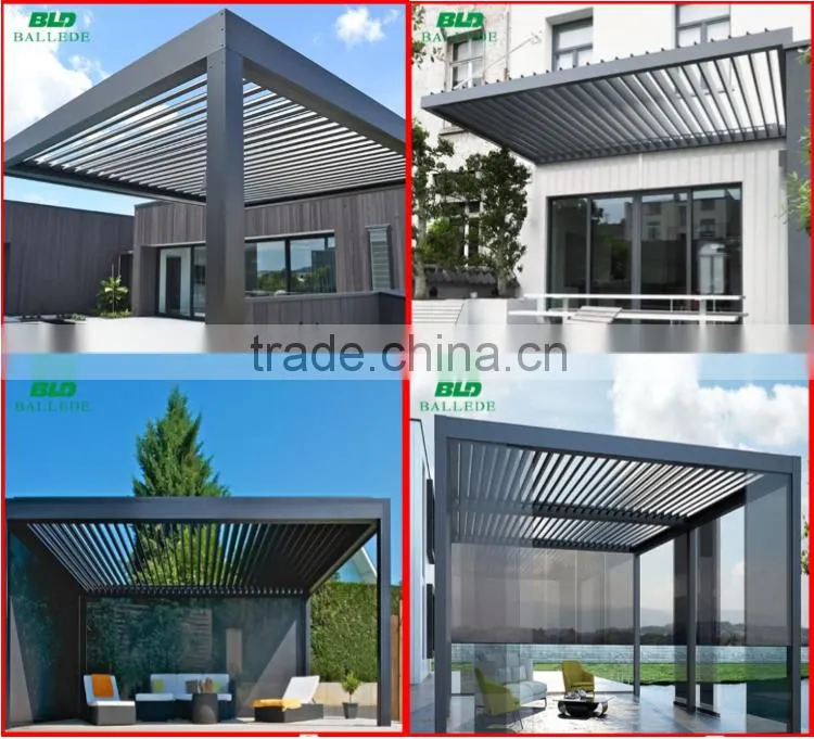 aluminium automatic louver roof