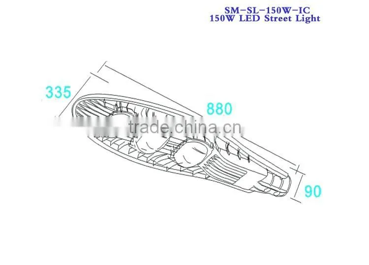 Wholesale good quality competitive price Bridgelux led street light manufactory from china