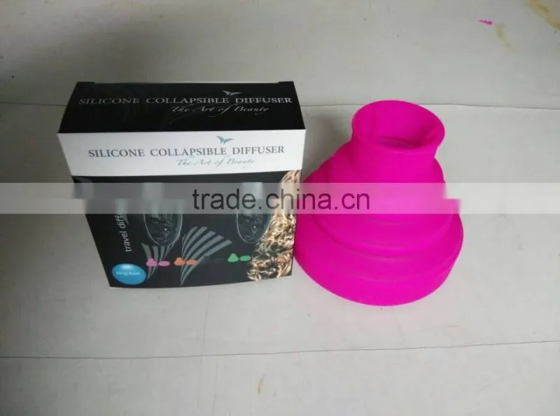 products for hair diffuser Portable Orange Silicone Finger Hair Blow Dryer Diffuser Universal