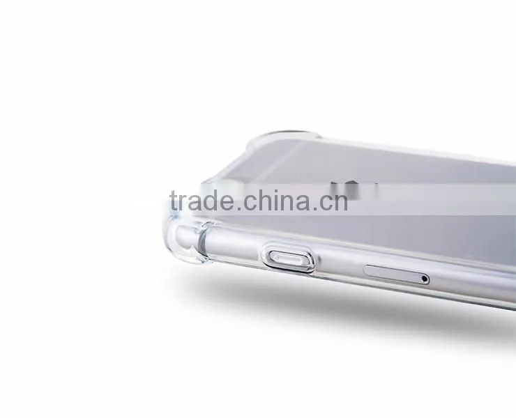 Pc Bumper Soft Clear Transparent tpu Mobile phone case For Apple Iphone 6 6 Plus