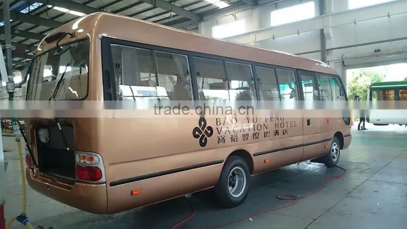 7.5m 26 seats Coaster type mini bus with cummings engine HM6700