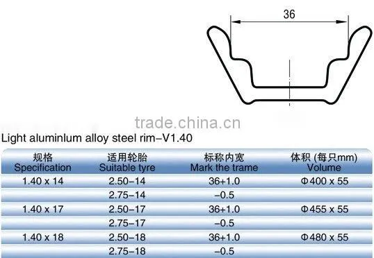 40 hole Motorcycle alloy rim/Motorcycle color racing rim