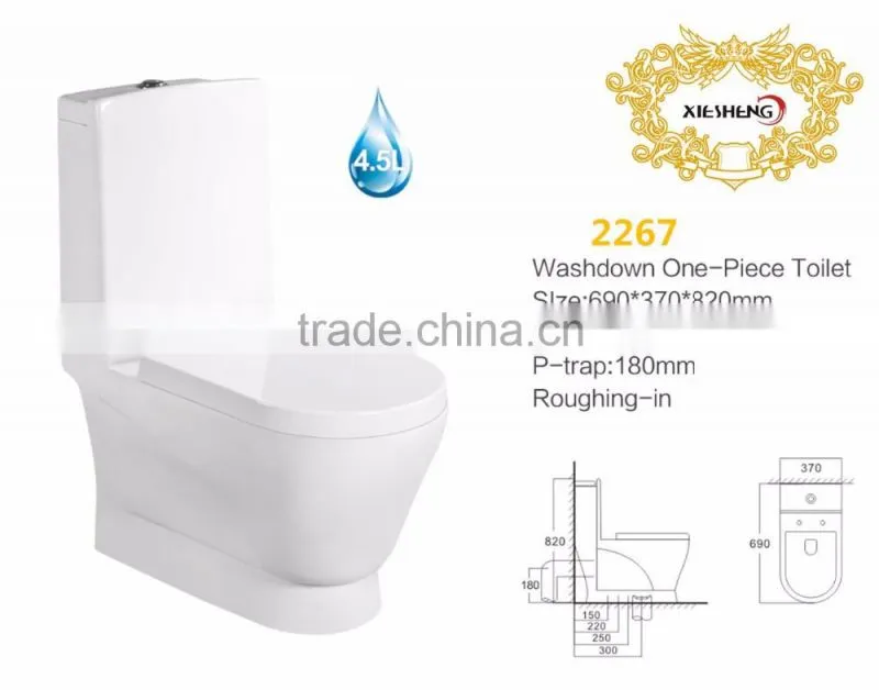 washdown sanitary ware one piece toilet wc ceramic cheap sanitary ware