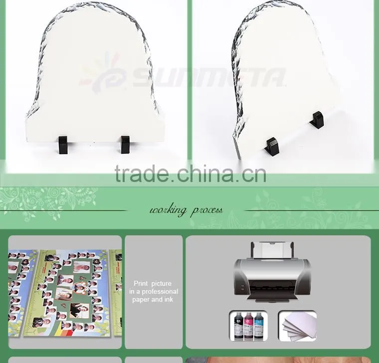 Sunmeta factory directly 3D sublimation blank rock photo SH02 20*20cm