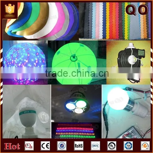 China cheapest color customized helium ball inflatable light balloon