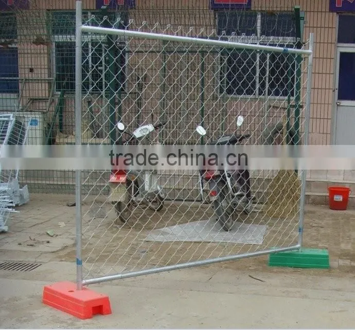 Australia standard construction hot dipped galvanized steel tube welded temp fence