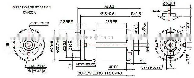 24V DC auto gate motor