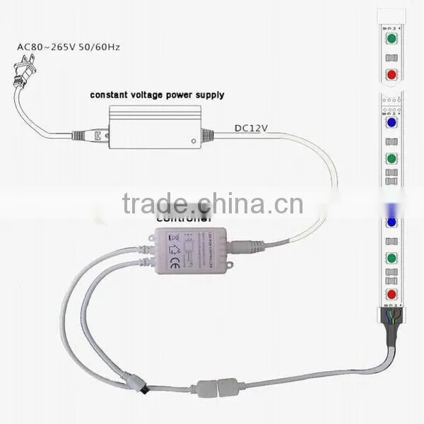 44 Keys IR Remote Control Controller for RGB 5050 LED Strip