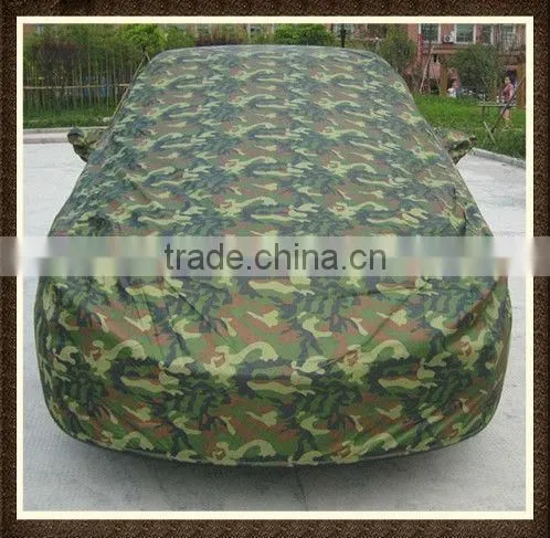 camo print taffeta car cover fabric