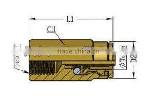 DOT brass connector assembly