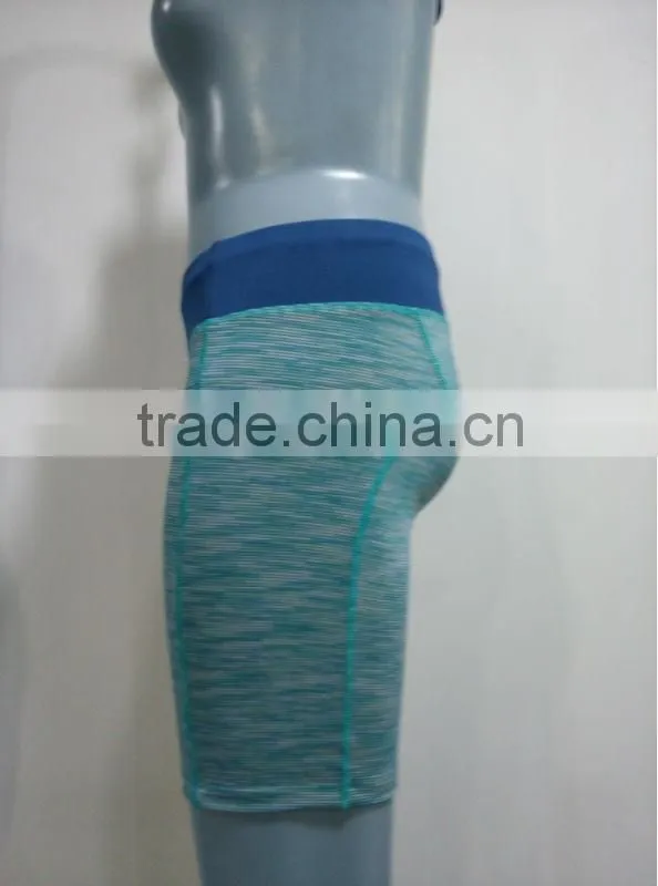 2014-2015 fashion stretch yard dye short pants fitness wear