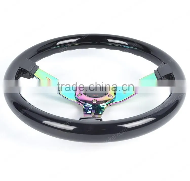 14 inch universal neochrome ABS steering wheel