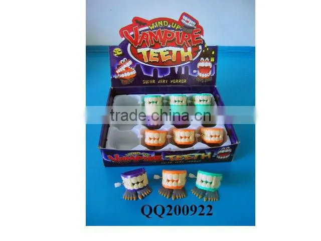 Plastic wind-up jumping expression ball