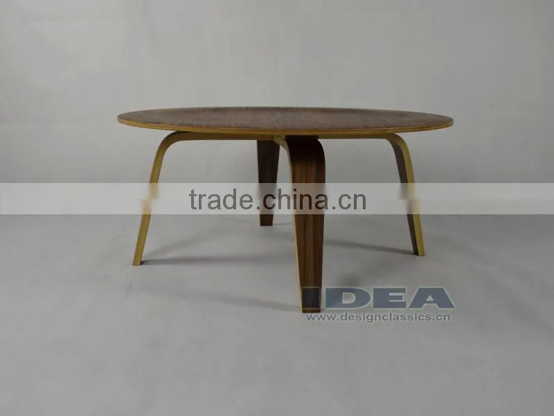 Replica Charles Plywood Coffee Table - Walnut