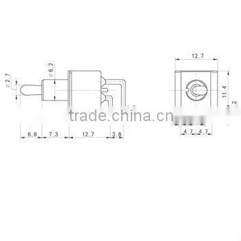 PC-V Terminal Mini Toggle Switch