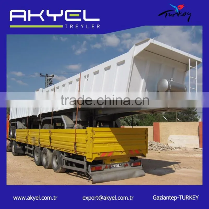 3 axle tipper semi trailer