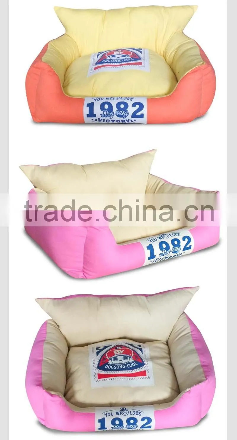 Factory Removable and Washable Soft Cotton Pet Dog Beds