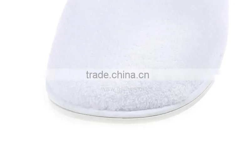 White towel cloth house indoor hotel slippers