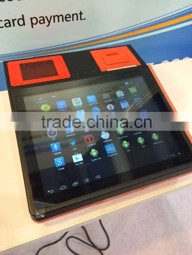 Hot sale pos all in one , touch screen pos all in one with printer, scanner , RFID