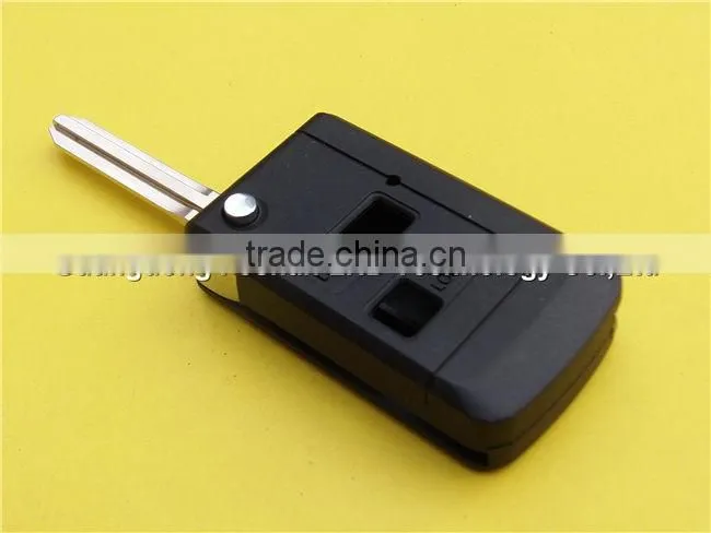 Free Shipping Toyota 2 buttons modified folding remote key case