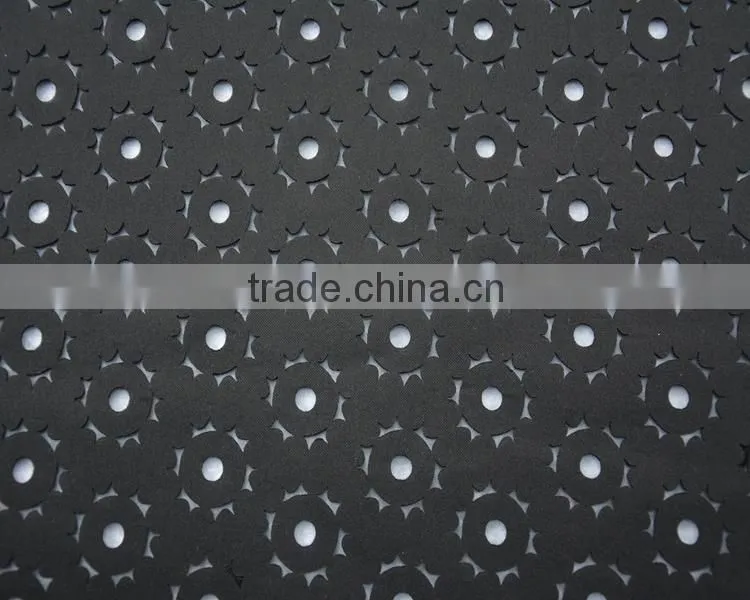 Jiufan Textile High Quality Knitting Punching Scuba 100% Polyester Plain Dyed Scuba Supplier in Shaoxing