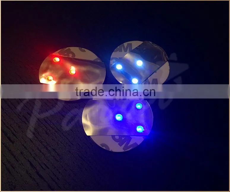 Bar promotional flashing led bottle sticker for bottle