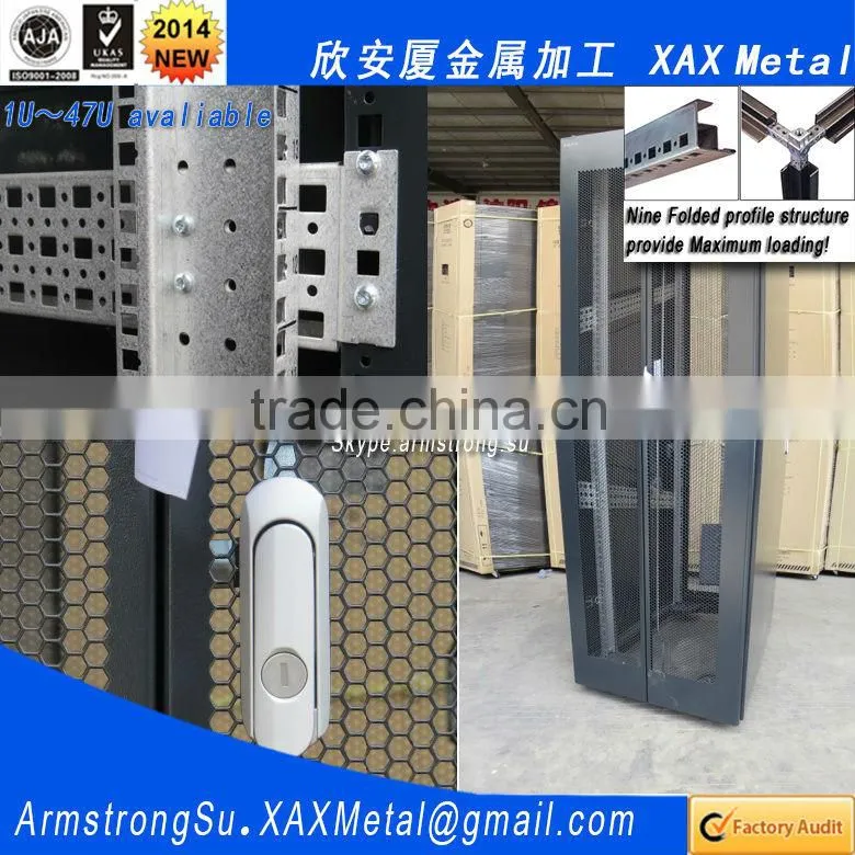 XAX4708KS 47U nine & sixteen folded profile 19inch 19" 482mm 465.1mm widthRack mount Rackmount Server Cabinet