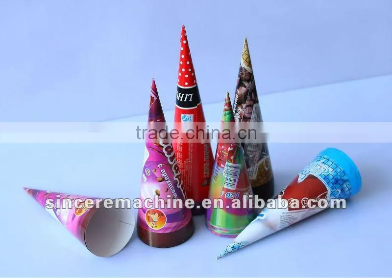 automatic ice cream sleeve making machine