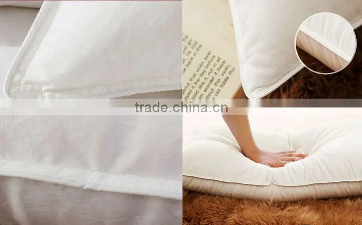 whole sale 5%-95% goose/duck down hotel & home used cushion pillow