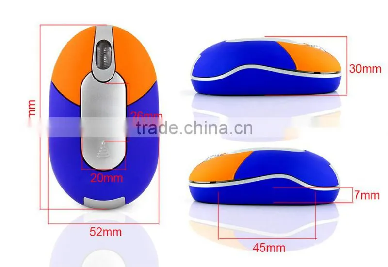 2.4Ghz Pretty USB Colorful Wireless Mouse Laptop