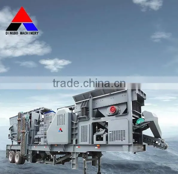 Mobile Portable Stone Crushing Plant with European Standard Manufacturing Shanghai
