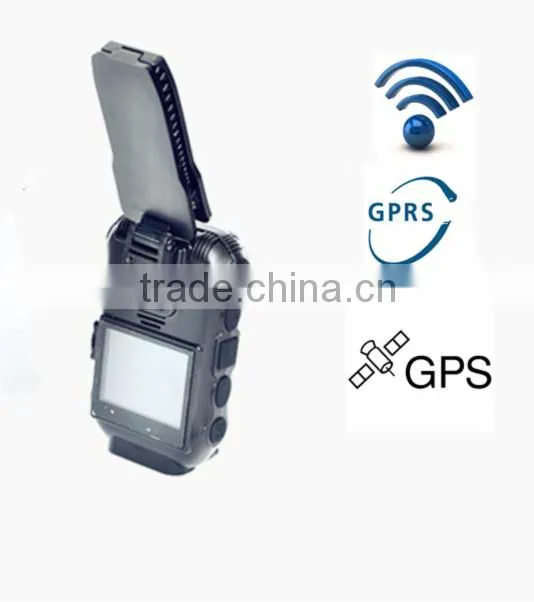 GPS / GPRS 1080P police body worn camera