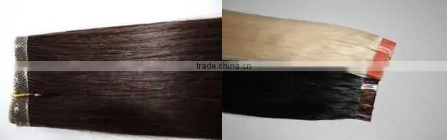 AAA grade Yaki straight Remy hair skin weft hair extension