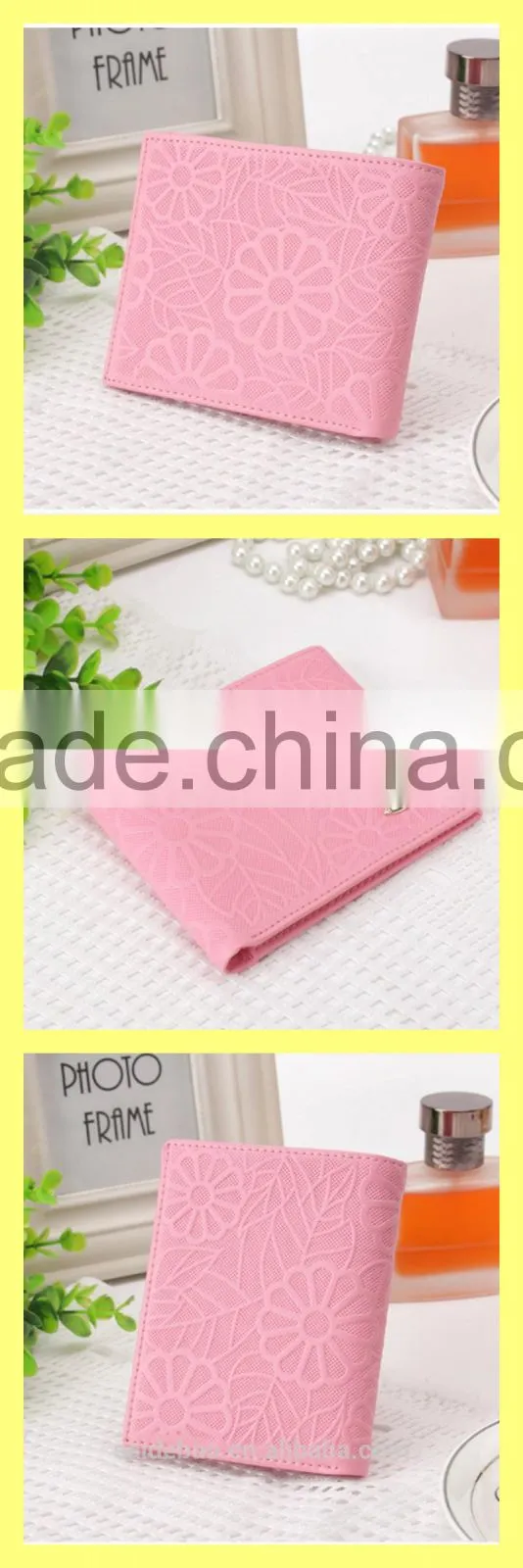 2016 popular top layer customized the embroidery printing pu/genuine leather woman wallet/purse/hand bag