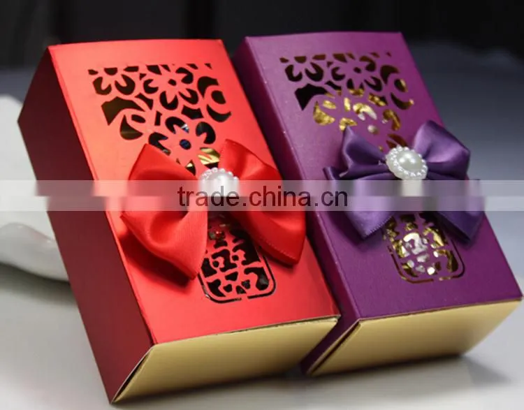 New product Lovely Custom Durable paper candy box