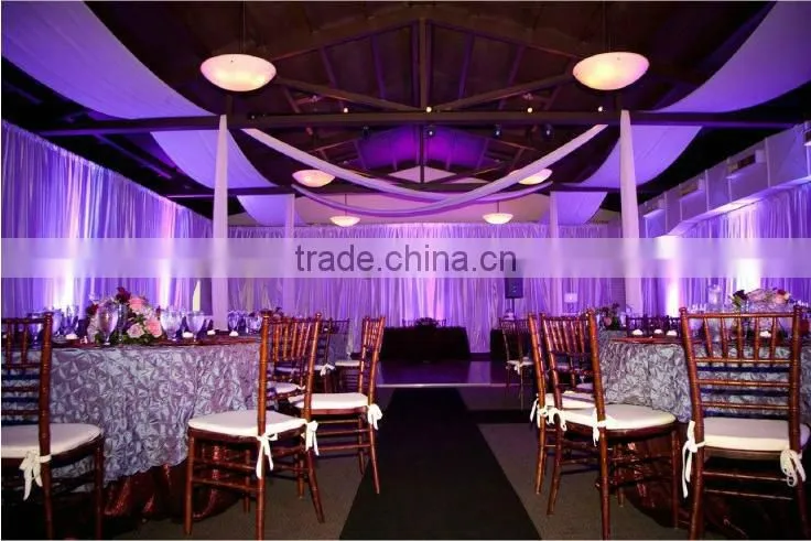 RK pipe and drape stands for home staging with red drapery,wedding pipe and drape