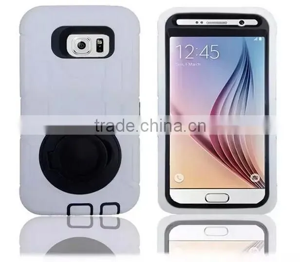 Fashion Design Armor Silicone PU Case For Samsung Galaxy S6
