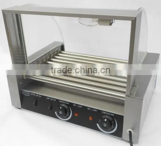 CE high effective hot dog roller grill machine