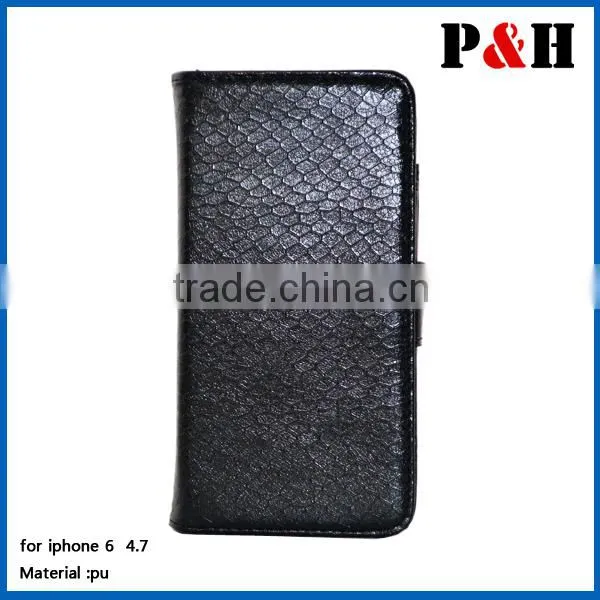 2015 New Design slide leather case for smart