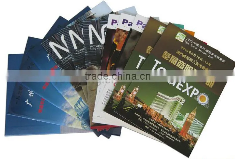 Cheap custom promotion catalogue, brochure, booklet printing