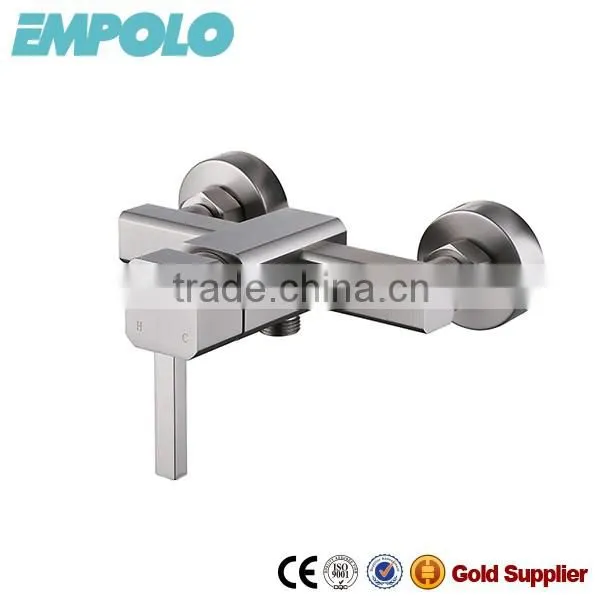 Square Shape Solid Brass Satin Finishing Bath Tap 98 4101
