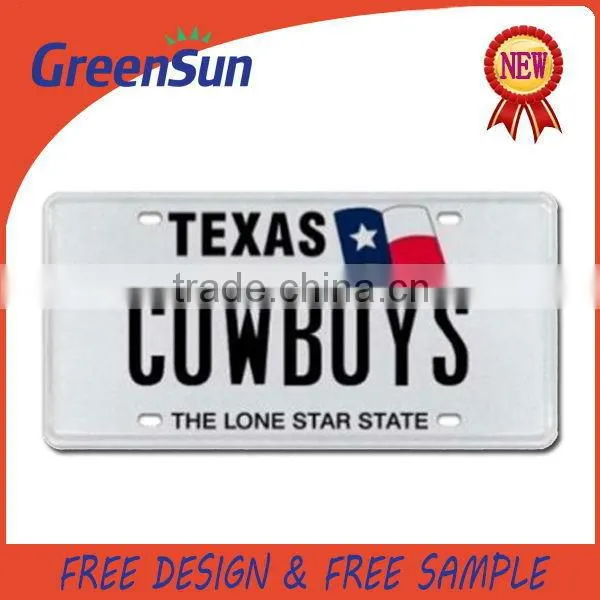 Top grade hot sale promotion license plate doorplate vip room sig