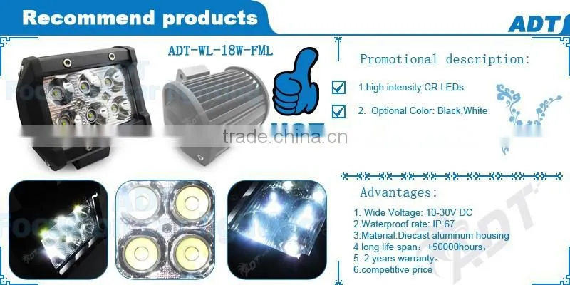 4" 18W 1260LM CR-EE Led Work Light Bar Off-road SUV Boat 4x4 Jeep Lamp 4WD