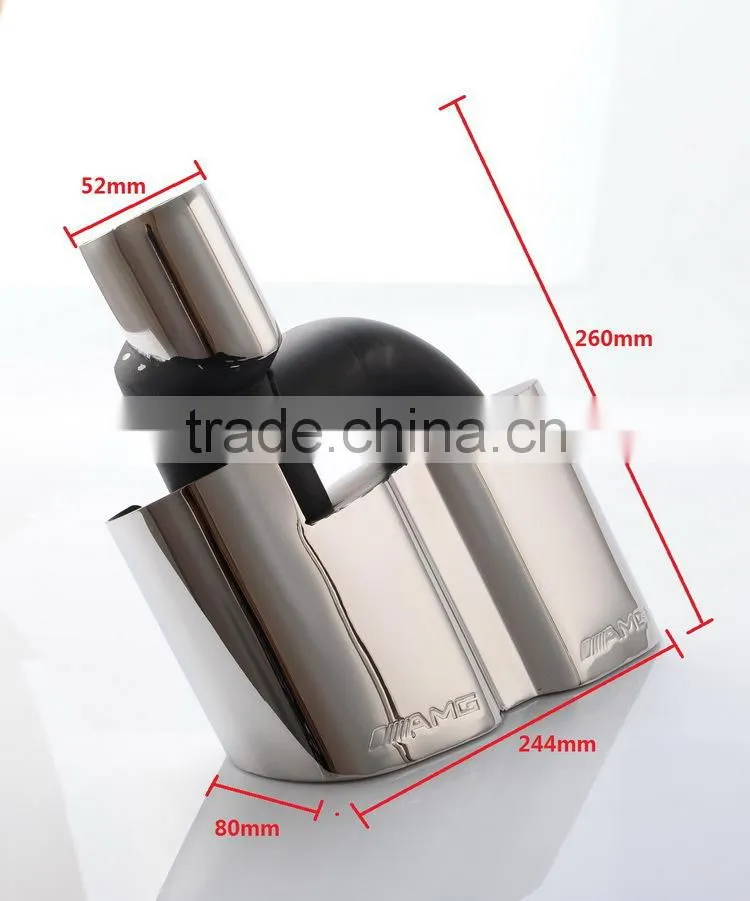 exhaust muffler tip for w221 s65 amg exhaust