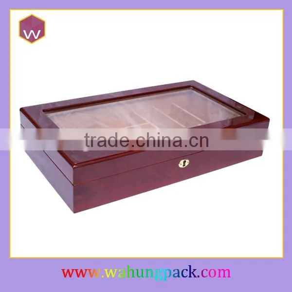 Custom Design Vintage Wood Cedar Cigar Humidor Box Wholesale