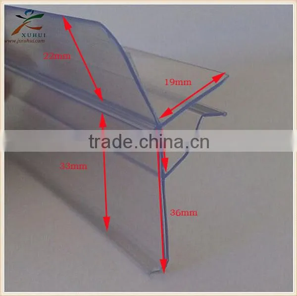 Supermarket Sign Holder Data Strip for Rack Display