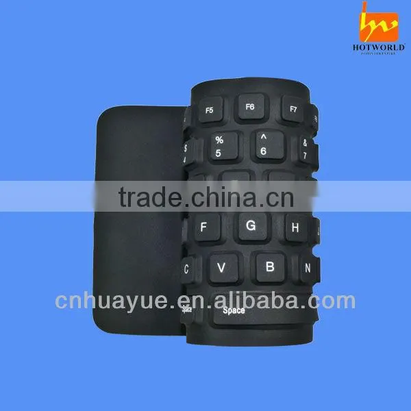 89 keys silicone keyboard with touchpad