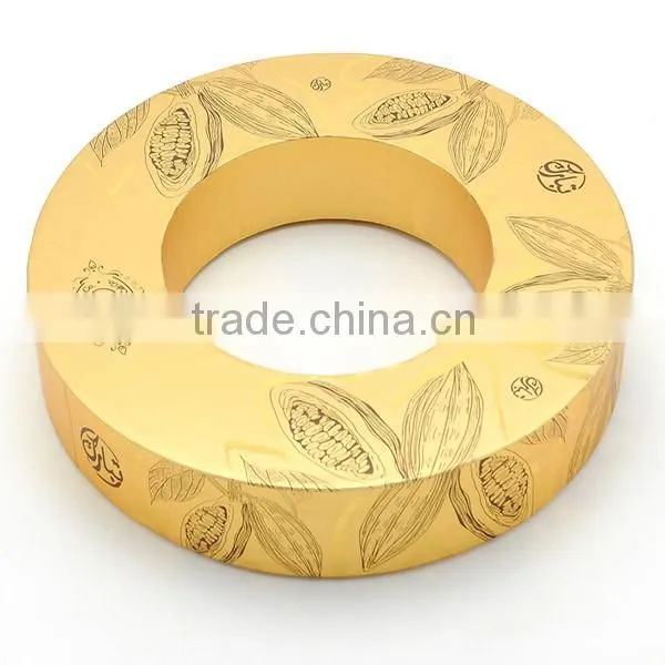 Custom High End Annular Donut Biscuit Dessert Chocolate Packaging Box