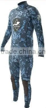 5mm Men's Free Dive Camo Wetsuit